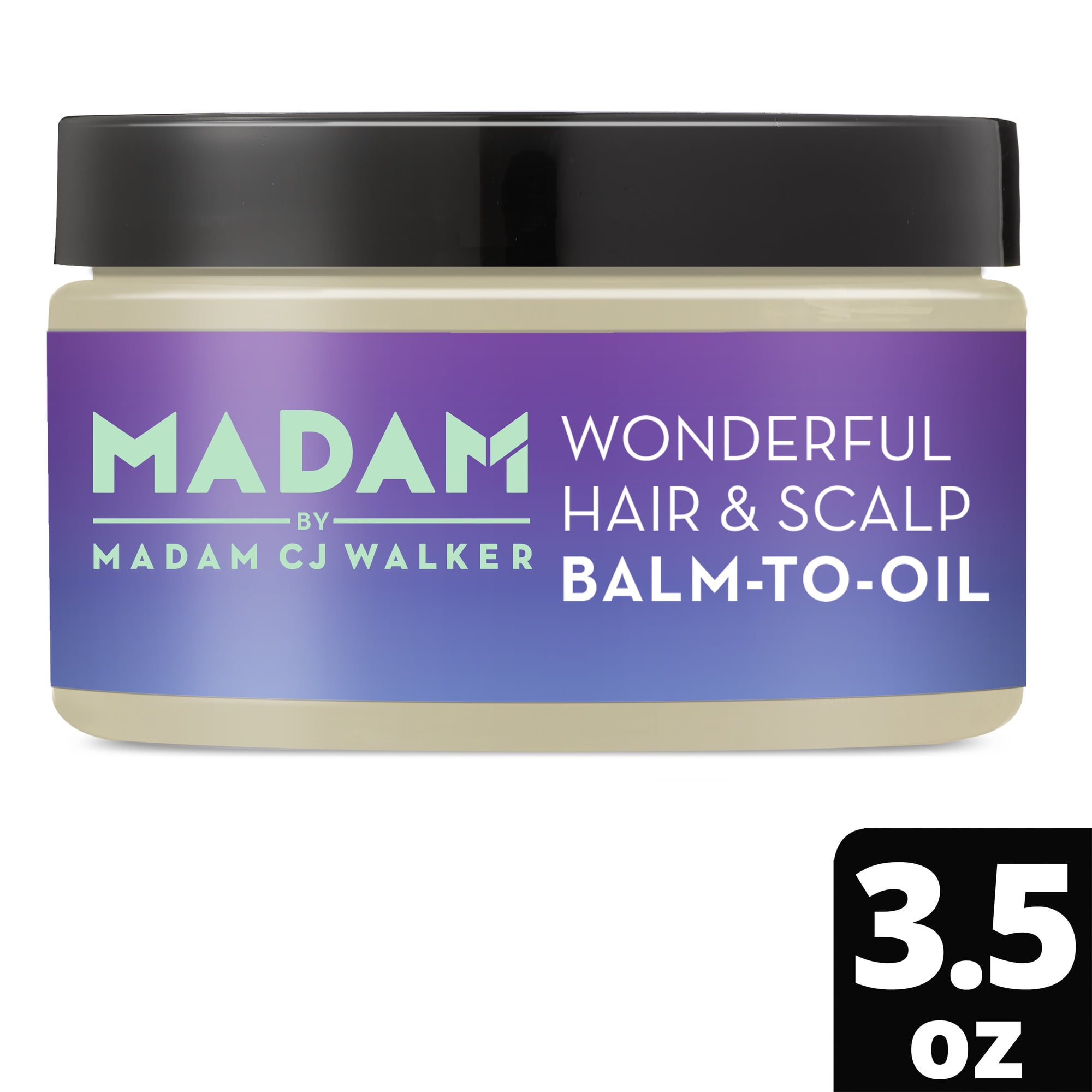 Melodieus stikstof Geweldig MCJW Wonderful Hair and Scalp Balm-to-Oil, for Curly, Straight and  Protective Style 3.5 oz - Walmart.com