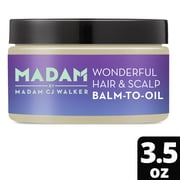 MCJW Wonderful Curly Hair & Scalp Treatment Balm-to-Oil, 3.5 oz