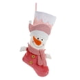 thumbnail image 2 of Liquidation! Chaussettes de Noël 21 Pouces Bas de Noël Roses Cheminée Suspendue Cadeau de Bonbons Chaussettes Décorations de Noël Maison, 2 of 9