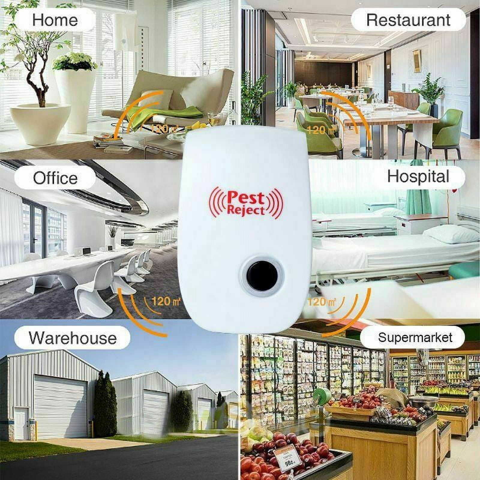 Brookstone Multi-Room Ultrasonic Pest Repeller System, 4-Pack - View #9