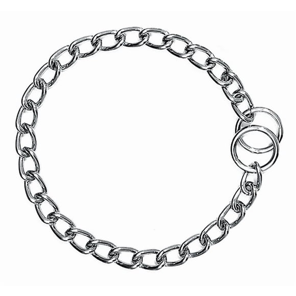 Chain Choke Collar Boss Pet, 18 pulgadas, cromado, tamaño mediano