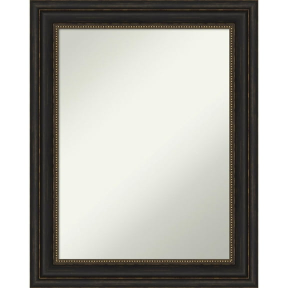 Accent Bronze Non-Beveled Wood Bathroom Wall Mirror