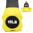 thumbnail image 3 of Baston con Peso Integrado Altera  BP-15LB  para Aerobics Pilates 15Lbs Amarillo, 3 of 4