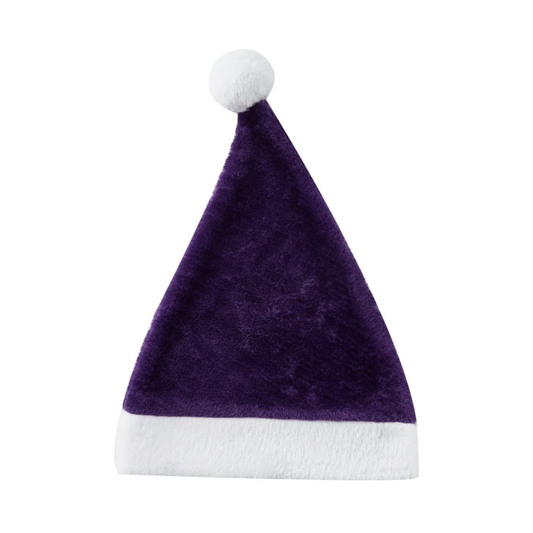 Purple christmas hat deals