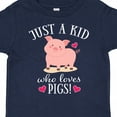 thumbnail image 4 of Inktastic Just a Kid Who Loves Pigs Boys or Girls Toddler T-Shirt, 4 of 5