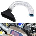 thumbnail image 2 of koolsoo 2pcs Car Front Bumper Cold Air Intake Pipe Inlet Pipe Plastic New, 2 of 9