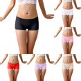 thumbnail image 5 of Women's Cotton Crotch Ice Silk Boxer Shorts - Seamless, Breathable, Sweat-Absorbent - 95% Nylon 5% Cotton - Daily/Casual - One Size, 5 of 5