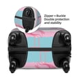 thumbnail image 4 of Bixox Washable Flamingo1 Printed Luggage Cover, Fashion Suitcase Protector Fits for Medium luggage, 4 of 8