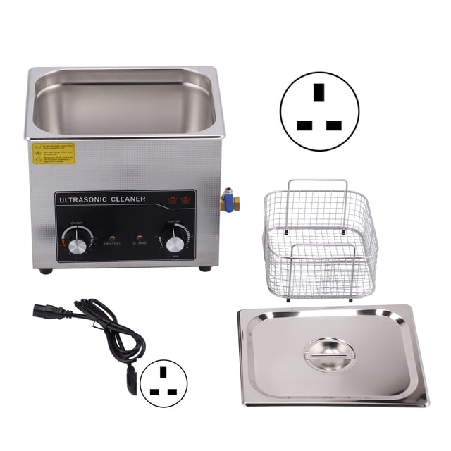 Ultrasonic Cleaner Household Ultra Sonic Tank Stainless Steel Instrument Cleaning Machine A10LUK Plug 220V