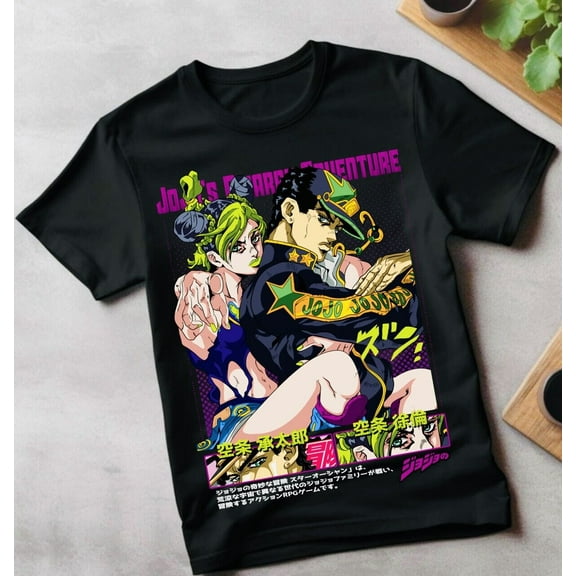 Jojo's Bizarre Adventure T-shirt Anime Manga Graphic Design Shirt Tee All Size