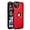 Red, variant on Classy Design Luxury Leather Phone Case for iPhone 13 Non-Slip Grip Full Body Ultra Slim Protective Case (2021,6.1”) (Red)