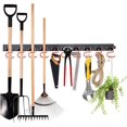 thumbnail image 1 of Organizador de Garaje YONGSHENG Sistema de Almacenamiento Ajustable 64 Pulgadas 16 Ganchos 4 Rieles, 1 of 5
