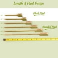 thumbnail image 2 of BambooMN Gluten-Free Food Marking Bamboo Paddle Skewer Picks - 9.5" (24.1cm) - 10,000 Pieces, 2 of 3