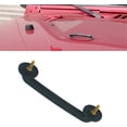 thumbnail image 2 of KASturrboo Front Hood Windshield Hold Down Bracket , Strap Black Hood Iron Footman Loop for Jeep 1997 - 2018 TJ JK Wrangler 55176422, 2 of 7