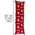thumbnail image 2 of Oklahoma Sooners Big Comfy Body Pillow - 20" x 60", 2 of 2