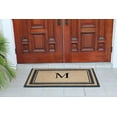 thumbnail image 4 of A1HC Natural Rubber & Coir Flocked Doormat, 30x48, Monogrammed Door Mat For Front Door, Anti-Shed Treated Durable Mats for Entrance, 4 of 7