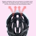 thumbnail image 2 of White L Size R-24 Bike Helmet with Rear Adjustment Knob, Thickened Multi-Density EPS Foam, Detachable Washable Soft Lining, Lightweight Breathable Design & Professional Aerodynamic Ventilation for, 2 of 5