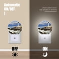 thumbnail image 4 of Night Light Plug into Wall,Dusk to Dawn Sensor Auto-On/Off for Bathroom, Hallway,Kids Room-Photorealistic Painting Of The Lighthouse At Portland Head In Maine, 4 of 4