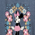 thumbnail image 3 of Disney - Minnie Standing In Flower Frame - Women's Short Sleeve Graphic T-Shirt, 3 of 5