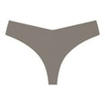 thumbnail image 1 of Xiao Hua Ropa interior sin costuras para mujer, bragas sexys de encaje estilo hipster, tanga, bragas, ropa interior para mujer, 3 piezas (café, L), 1 of 2