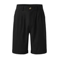 thumbnail image 5 of Bcfgryg Male Summer Casual Solid Short Pant Button Short Trouser Pant Pocket Short Fashion Short Men's Straight Leg Casual Pants, 5 of 5