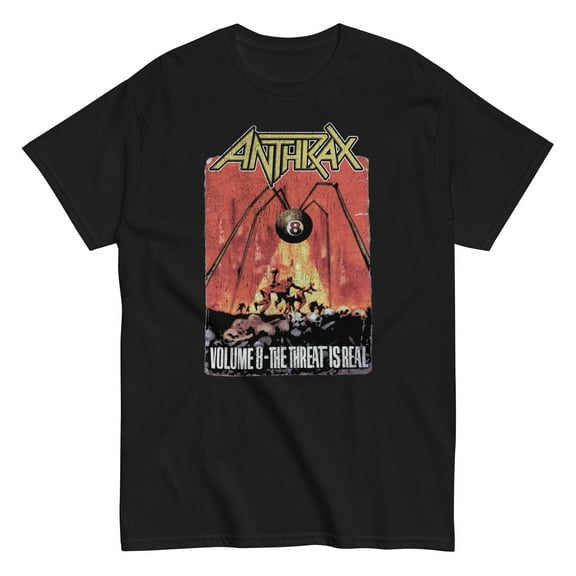 Anthrax - The Threat Is Real Unisex T-Shirt - Black - Small
