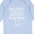 thumbnail image 4 of Inktastic Future Dentist Like Mommy Boys or Girls Long Sleeve Baby Bodysuit, 4 of 5