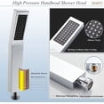 thumbnail image 3 of All Metal 12 Inch Rain Shower Head with Handheld Combo High Pressure Square, 3 of 7
