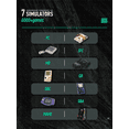 thumbnail image 5 of Consola de juegos portátil DATA FROG SF2000, consolas de juegos Retro IPS de 3 pulgadas con 6000 juegos integrados, videojuegos Retro para niños, 5 of 5