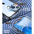 thumbnail image 2 of 5 in 1 Crystal Slim Clear for iPhone 14 Case,Not-Yellowing & Military Grade Drop Protection (Black), 2 of 7