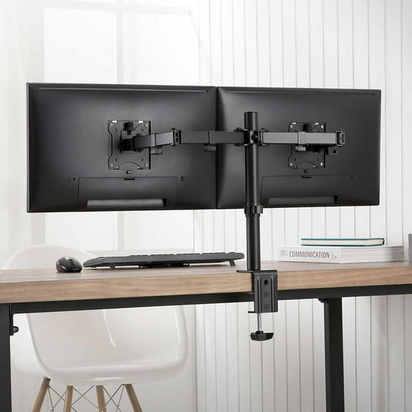 Soporte Doble Brazo Para Monitor Ajustable Lucky Owl 17 A 32 Hasta 9kg