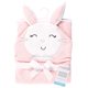 thumbnail image 2 of Hudson Baby Toalla Con Capucha Unisex De Algodón Con Cara De Animal, Color Rosa, Talla Única, 2 of 2