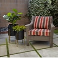 thumbnail image 2 of Sagebrook Home Set Of 2 Honeycomb Planter On Metal Stand, Black/Gold, Round, Iron, Contemporary, 23"H, Hexagon, 2 of 9