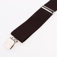 thumbnail image 4 of Tirantes Con Clips Resistentes Y Correas Ajustables En La Espalda X Para Adultos Café Sunnimix tirantes de pantalones para hombre, 4 of 8