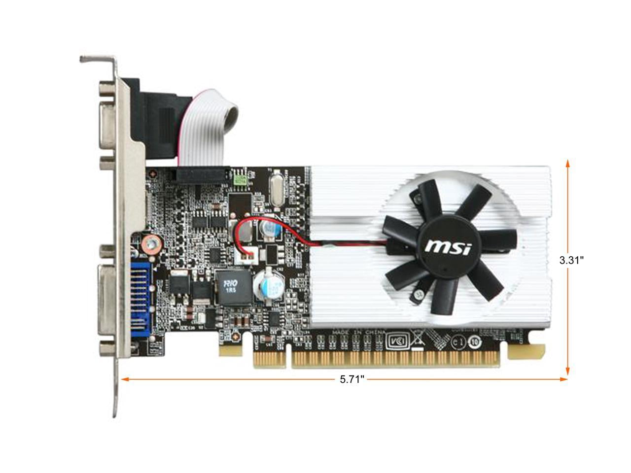 MSI Geforce 210 1024 MB DDR3 PCI-Express Philippines Ubuy