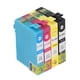 thumbnail image 3 of 4 unids cartucho de tinta negro cian magenta amarillo suavemente precisa claro anti desvanecimiento impresora cartucho de tinta para Lápices pantalla táctil t1321 t1332 t1333 t1334, 3 of 8
