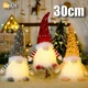 thumbnail image 5 of Muñeco de Gnomo XUQIANG con luz LED decoración de árbol de Navidad 30cm, 5 of 5