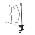 thumbnail image 1 of Soporte para linterna de camping, poste colgante para luz de camping, altura ajustable, ganchos en forma de W y G, soporte de escritorio para senderis, 1 of 9