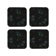 thumbnail image 2 of Disketp Game Time Funny Coasters,4 Pcs Leather Coasters With Holder, Perfect Housewarming Hostess Gifts,Protect Furniture From Water Marks Scratch, 2 of 9