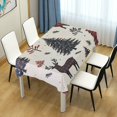 thumbnail image 4 of Yayeee Tablecloths 60" x 108" Rectangle Wrinkle Resistant Party Table Cover, Beige Christmas Forest, 4 of 8