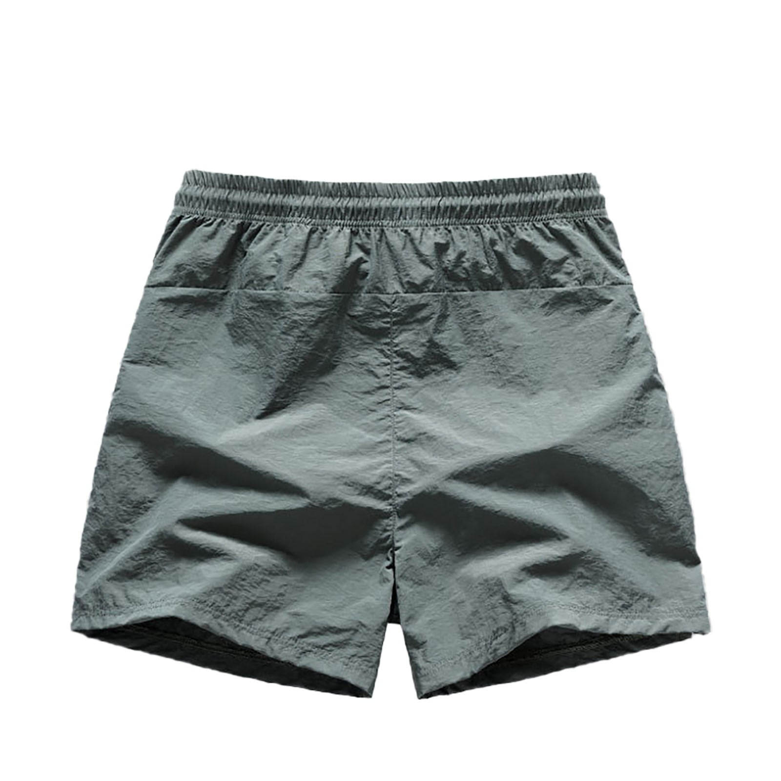 Men's Elastic Breathable Quick Drying Three Quarter Shorts, Solid