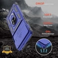 thumbnail image 2 of for Google Pixel 6 Case with HD Screen Protector, Build in 360° Rotating Ring Kickstand [Military Grade] Protective Case for Pixel 6, Blue, 2 of 13