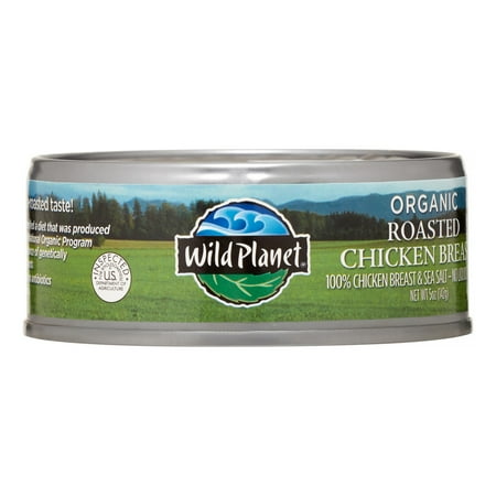 - Wild Planet Organic Roasted Chicken Breast, 5 oz, (Pack of 12)