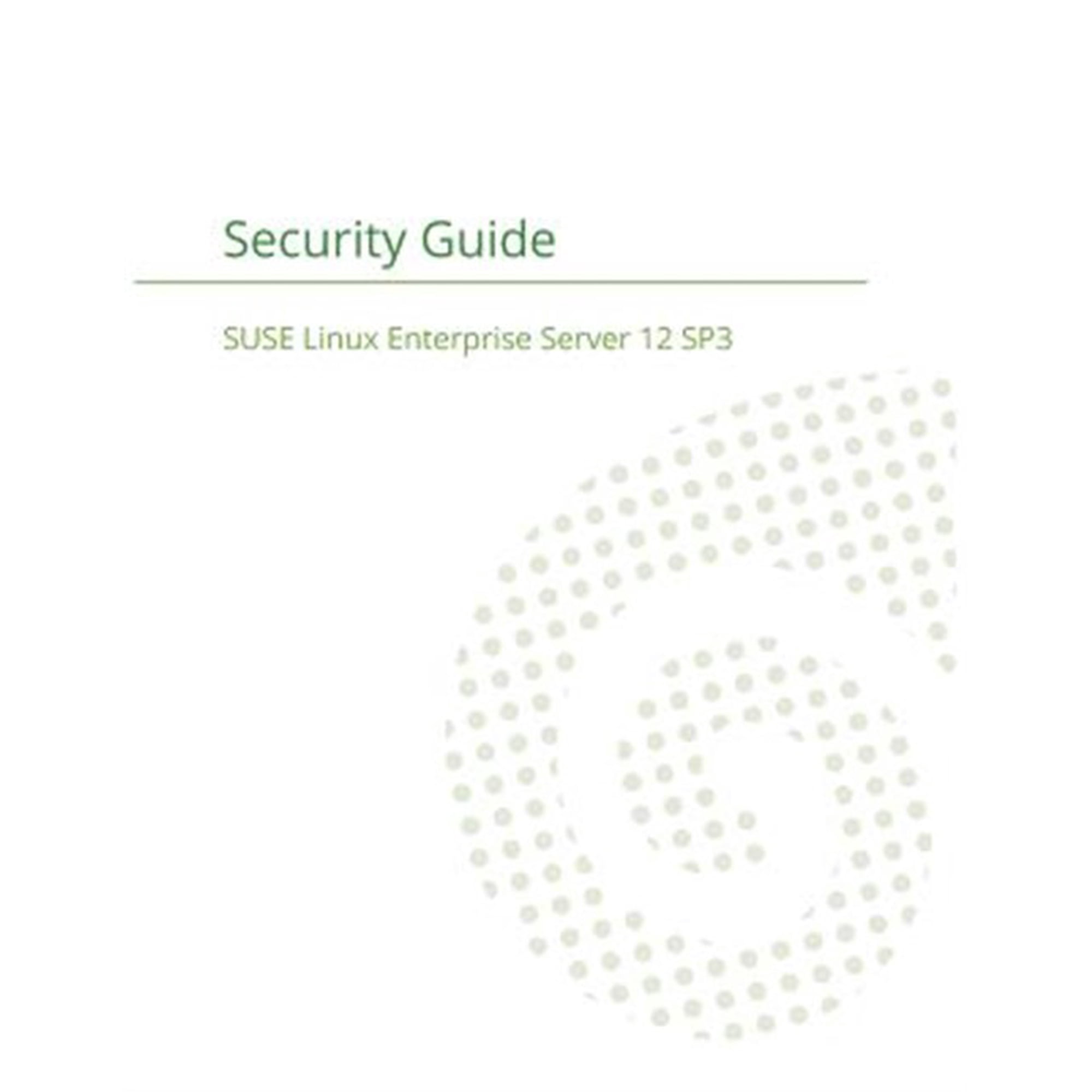 SUSE Linux Enterprise Server 12 - Security Guide (Paperback)