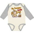 thumbnail image 3 of Inktastic My Grandma Loves Me Monkey Boys or Girls Long Sleeve Baby Bodysuit, 3 of 5