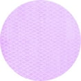 thumbnail image 1 of Ahgly Company Indoor Round Solid Purple Modern Area Rugs, 3' Round, 1 of 4