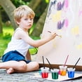 thumbnail image 3 of 12 Pack No Spill White Lid Paint Cups Spill Proof Paint Cups Reusable Paint Cups with Lids for Kids, School, Classroom, 3 of 5