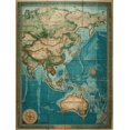 thumbnail image 1 of Qisvanset 12x16 Inch Crimson Moon Great Waves Canvas Print Wall Art, 1 of 5