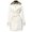 White, variant on Womens Coat Jacket Winter Warm Hooded Long Sections Belt Double Breasted