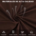 thumbnail image 2 of Cubre Sillas Universal Elástico 6 Piezas Chocolate Espandex, 2 of 5